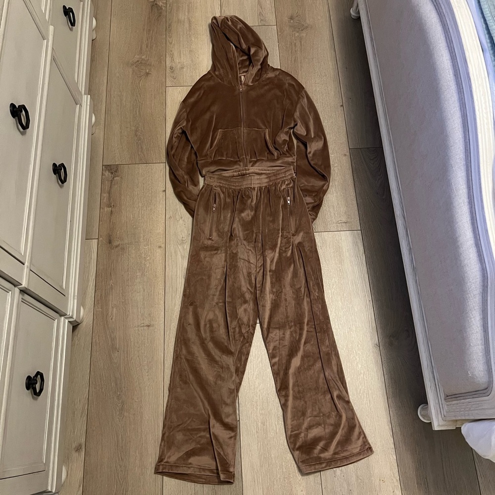 Skims velour tracksuit